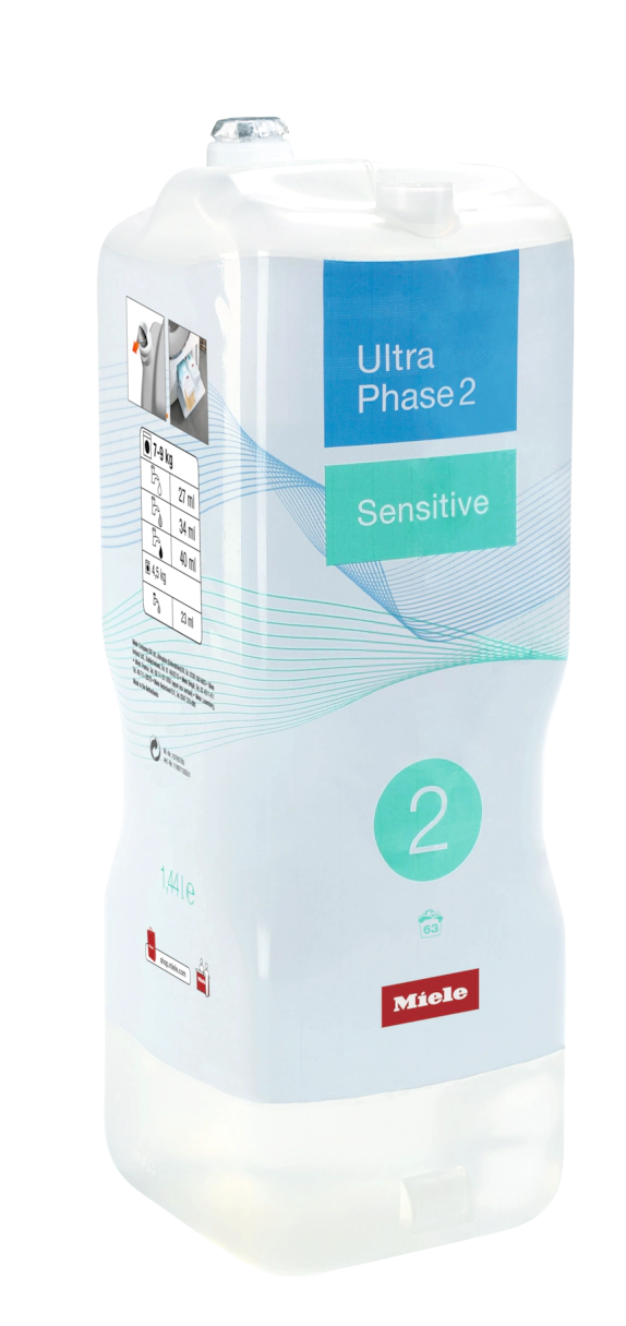 Двухкомпонентное жидкое моющее средство UltraPhase2 Sensitive WA UPS2 1402 L Miele купить в Челябинске | Всегда в наличии! | Артикул 11716990 | Официальный сайт