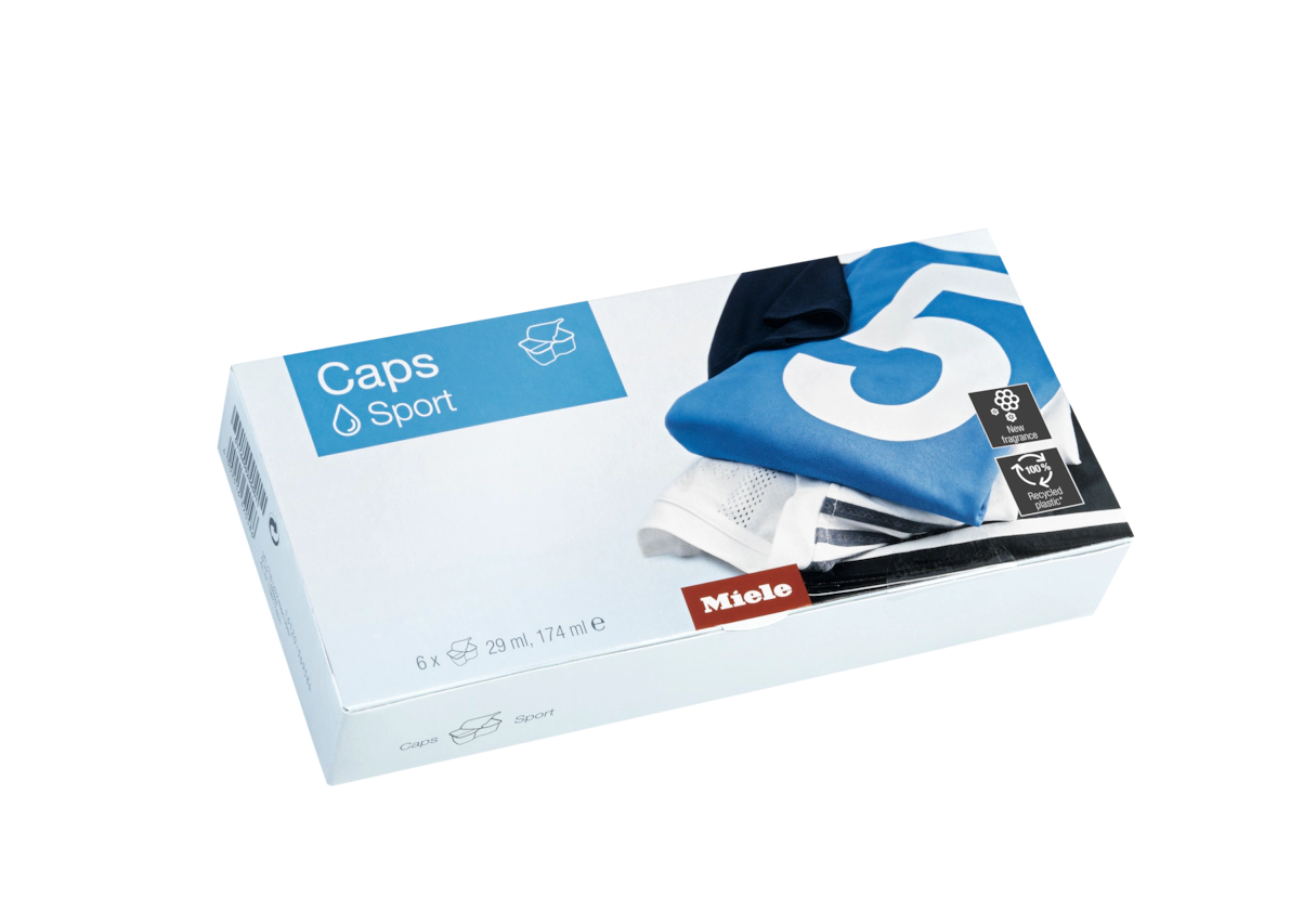 Средство для стирки спортивной одежды Sport Caps WA CSP 0603 L 6 шт. Miele купить в Челябинске | Всегда в наличии! | Артикул 11703200 | Официальный сайт