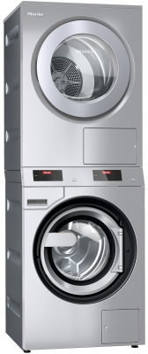 Колонна из профессиональных стиральной и сушильной машины PDW 909 [EL DP DD] Miele купить в Челябинске | Всегда в наличии! | Артикул 11969160, 11994110 | Официальный сайт