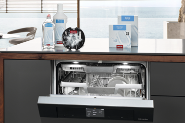 Способы дозировки моющих средств в посудомоечных машинах Miele
